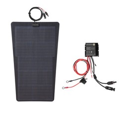 65W Hood Flexible Solar Panel for Ford Super Duty 4th Gen F250 F350 F450 Perfect