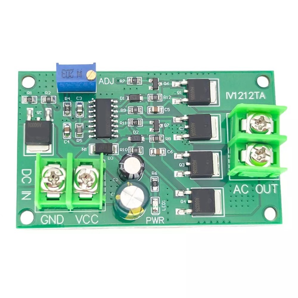 200W 12V DC to 12V AC Inverter Module Square Wave 50Hz for Wide Input 8V-15V