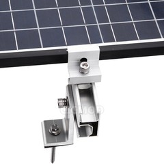 Solar Panel Roof Mount Bracket Fixing Clamp Kit for 1-4Pcs Solar Panels Mounting