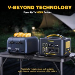 VTOMAN Jump 1500X USB Portable Power Station, 828Wh LiFePO4 Generator MSRP $1499