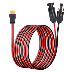 20ft/6m Solar Panel Extension Charging Cable Wire XT60 Female to Solar Connector