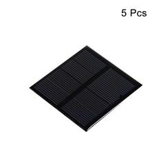 5 x Mini Solar Panel Cell 2V 150mA 0.3W 60mm x 60mm for DIY