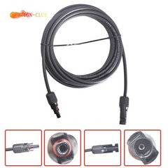 High Quality Solar Panel Extension Cable Wire Connector 10 AWG 15ft 1 Pair