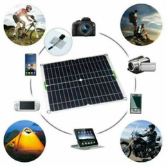 200W Solar Panel 12 Volt Trickle Battery Charger For Caravan Car Van Boat Kits