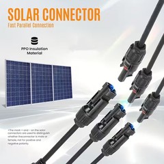 Y Branch Solar Panel Cable Wire Connector MMF FFM Set Wire T Splitter Waterproof