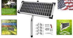 Solar Panel Kit FM123 Compatible with Mighty Mule Automatic Gate Openers | Co…