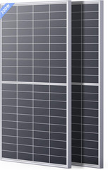 N-Type 16BB 400W Bifacial Solar Panel, 2×200W Solar Panels for 12V/24V Battery S
