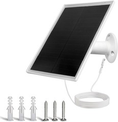 Adjustable 6W Solar Panel Charger for Security Cameras | Compatible & Reliable