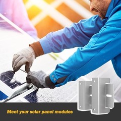 Corrosion-Resistant Z Brackets – 8 Units for Solar Panels on Irregular Surfaces