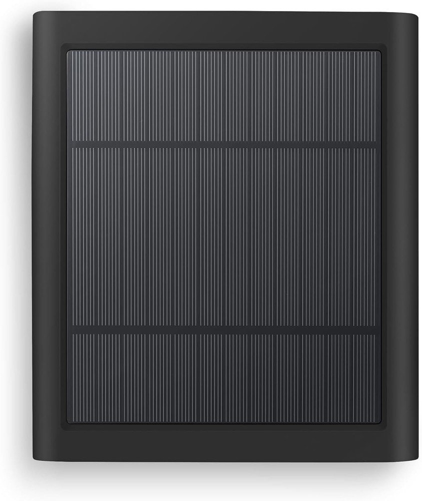 1 Pack 4W Solar Charger for Ring Spotlight & Stick Up Outdoor Cam, Black, Hig…