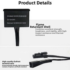 Energy Efficient LED Strip with Dual Door Sensor Ultra Thin Smart Lighting
