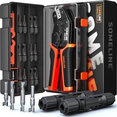 ® Solar Connector Crimping Tool Kit, 14-10 AWG Crimper for Solar Panel Cable …