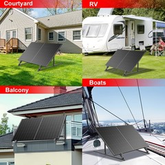 DOKIO Heavy Duty Steel Solar Panel Brackets,Adjustable angle 30-60°