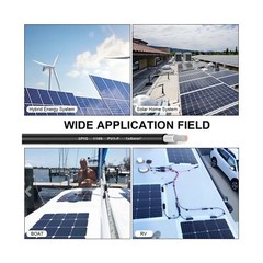 Solar Panel Wire – 200FT Black Tinned Copper Wire, 10AWG (6mm²) PV Wire Sol