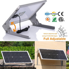 12V 30W Solar Battery Charger Maintainer, Built-In Ultrasmart MPPT Controller, A