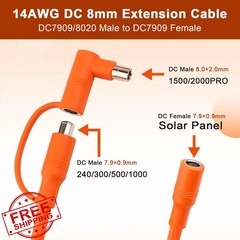MOOKEERF 15FT Solar Panel Extension Cable