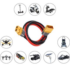 ZHOFONET XT60 Male to Female Connector,XT60 XT60-XT60 1M(3.28ft), Red