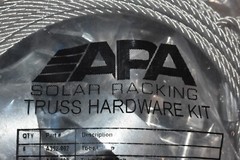 New In Package APA Solar Racking Truss Hardware Kit 18269