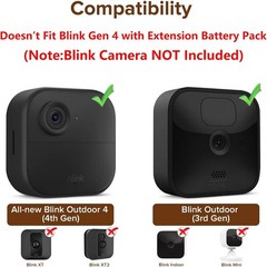 3Pack Mount for Blink Outdoor Camera, Weatherproof Protective Housing and 360°A