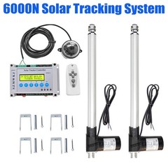 Dual Axis Solar Tracker System &18″ 12V Linear Actuators &Electronic Controller