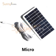 Solar Panel Output USB Outdoor Portable Solar System 5V 2W Mobile Phone Charger