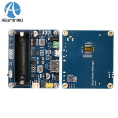 Power Manager Module for 6V~24V Solar Panel Support MPPT USB Battery Charging
