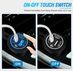 Nilight 2 Pack PD Type C and QC 3.0 USB Fast Outlet Panel with LED | ON Off Touc