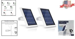 Versatile 2W Solar Panel Set for Ring Spotlight/Stick Up Cam – Weather-Resistant