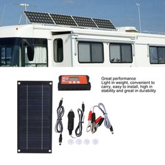 Portable Solar Panel Kit High Efficiency Monocrystalline Silicon Lightweight For