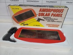 Amorphous Solar Panel 1.5 Watt Trickle Charger 44768