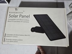 Wasserstein Solar Panel For Blink Outdoor, Blink XT2 And XT1 BLACK