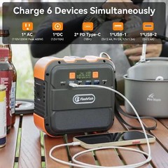 Portable Power Station Mini Solar Generator 98Wh 26400mAh Lithium Battery 110V