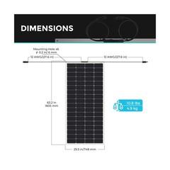 Renogy Solar Panels 200 Watt 12V, Flexible Solar Panel 200W 22% High-Efficien…
