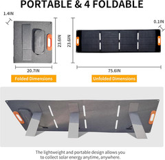 200 Watt Solar Panel,200W Solar Panel,For Power Station Generator,Charger with M
