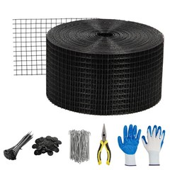 6in x 50/100/120 ft Solar Panel Bird Guard Critter Mesh Roll Kit 100pcs Fastener