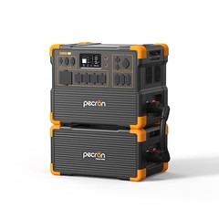 PECRON E3600LFP 3072Wh Portable Power Station with EP3800 Expandable to 6912Wh