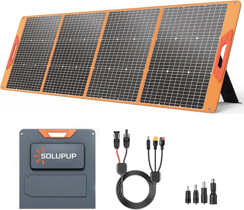200W Portable Solar Panel 24% Foldable