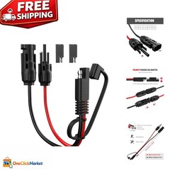 10AWG Solar Extension Cable 30cm with SAE Adapters – Durable & Tangle-Free