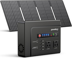 200W Solar Powered Generator, Portable Power Station with Solar Panel 40W | 146