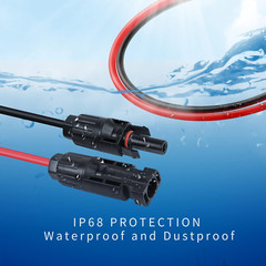Solar to Xt60I Charging Cable 12AWG 1.5M Solar Plug to XT60 Socket Solar Connect
