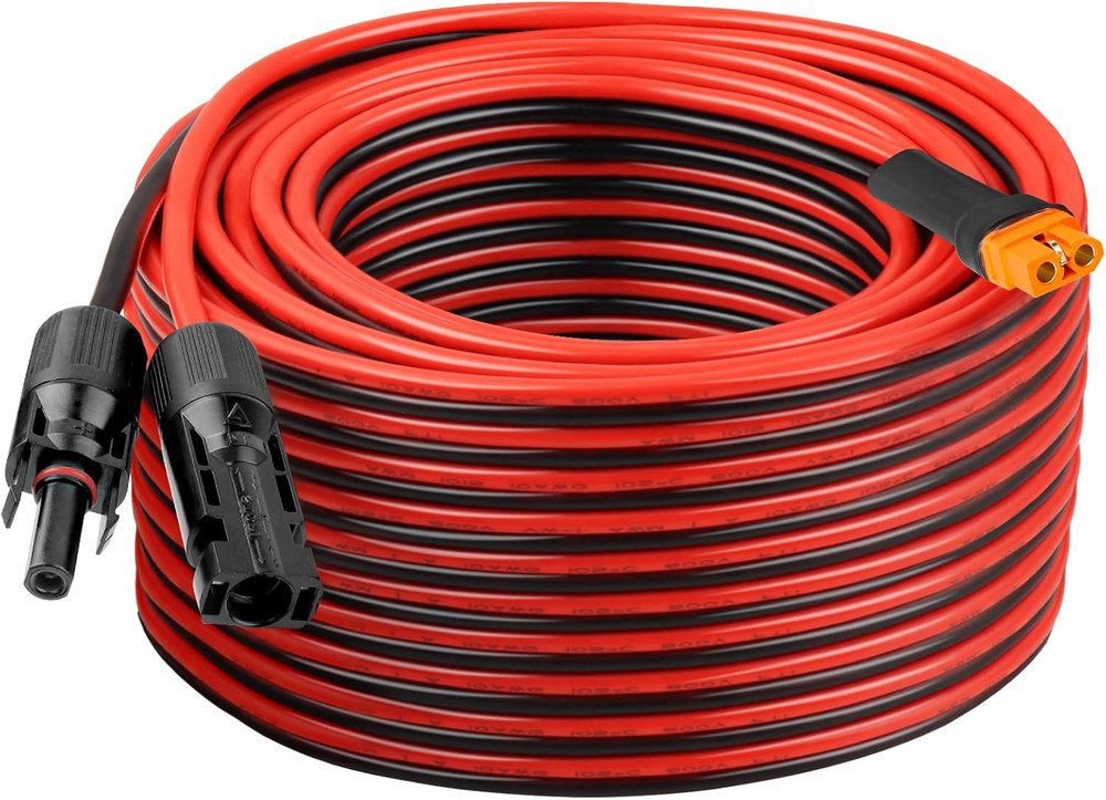 75FT 10AWG Xt60I Solar Extension Cable for Power Stations & RVs