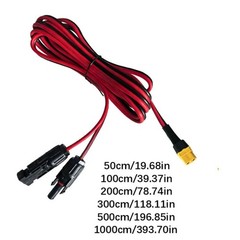 50Cm-10M XT60H Female Charging Cable, 10AWG Solar Power Wire