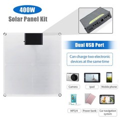 6000W Complete Generator with 400W Solar Panel Power Charger 110V Grid System US