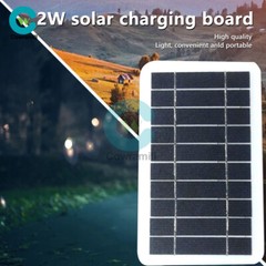 Solar Panel Output USB Outdoor Portable Solar System 5V 2W Mobile Phone Charger