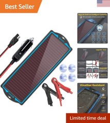 1.8W Solar Trickle Charger for 12V Batteries – Weatherproof Maintenance Solution