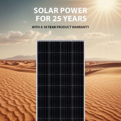 Mighty Max 200W 12V Mono Solar Panel for Traffic Signal, Suv, Remote Farm