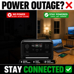 EcoFlow RIVER 3 Plus Portable Power Station 600W UPS Fast Charge Solar