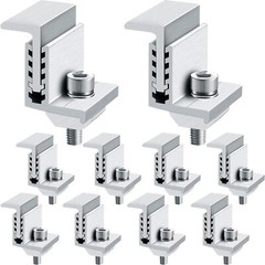 10 Pack Solar Panel Mounting Brackets Solar Panel Clamps Solar Panel Accessories