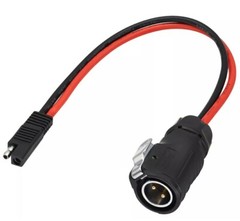 zdyCGTime 2 Pin Power Industrial Circular Connector to SAE Cable for Solar Pa…