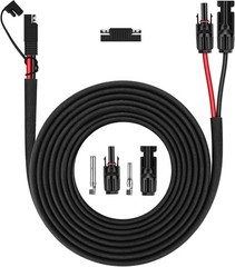 Heavy Duty 10AWG Solar Panel Connector Cable 20ft
